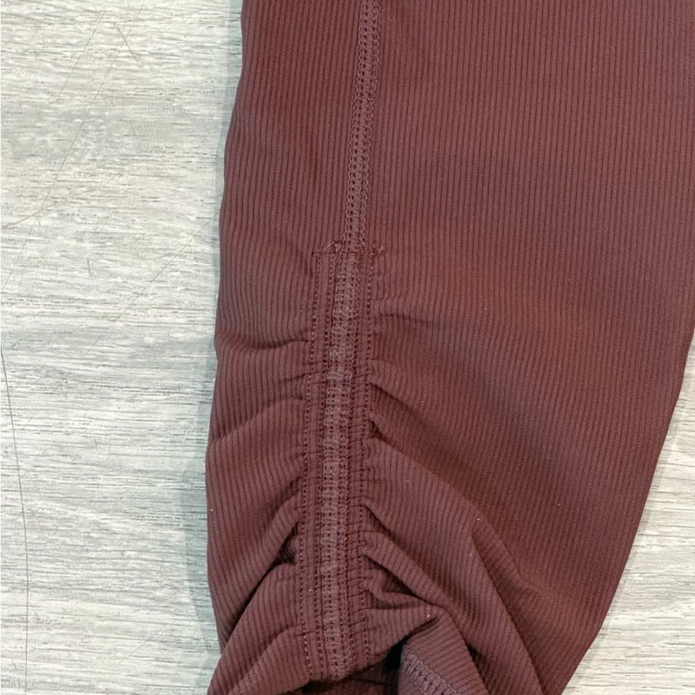 Wilo The Label Ribbed Brown Leggings Women’s Small - Picture 6 of 8